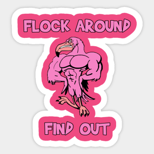 Spanishtown Flock Around Sticker